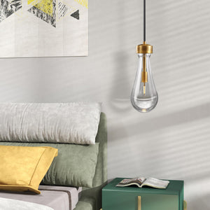 Teardrop Pendant Lights for Kitchen Island Set of 3
