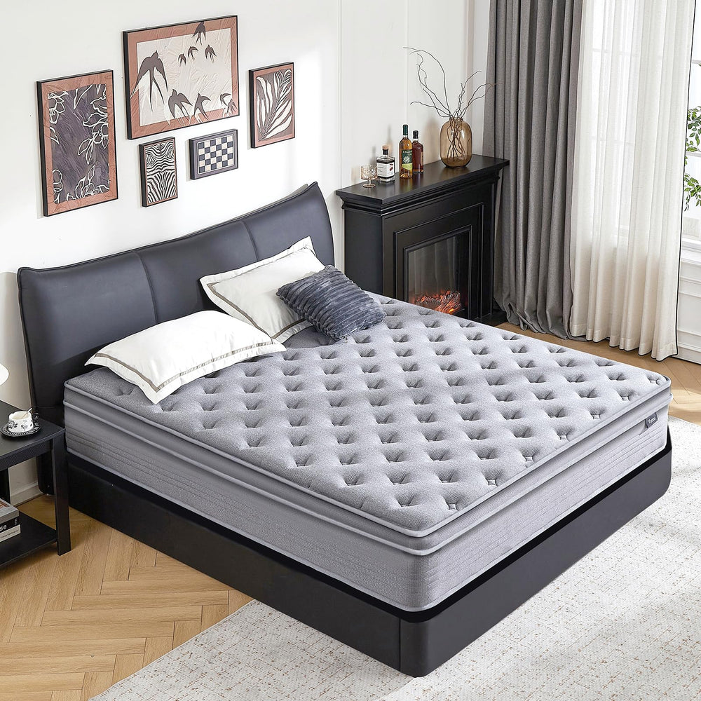 Full Size Hybrid Mattress 12 Inch with Pocket Springs & Gel Memory Foam