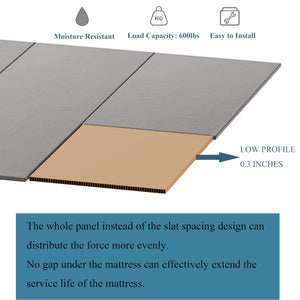 Queen Bunkie Board – Foldable Mattress Support Board