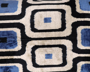 Geometric Velvet Throw Pillow 16" x 24"