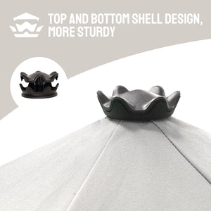9 Ft Patio Umbrella with Push Button Tilt & UV Protection
