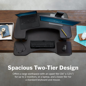 Adjustable Standing Desk Converter 36-Inch
