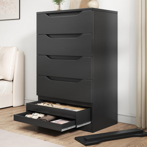 5-Drawer Dresser with Hidden Storage Compartment