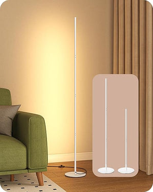 Dimmable LED Corner Floor Lamp, 57.5" – Warm White, Multi-Color