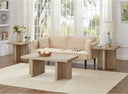 3-Piece Coffee Table Set with Two End Tables