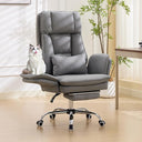 Criss Cross Office Chair with Footrest and Flip Armrests