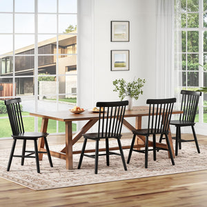 Windsor Spindle Back Dining Chairs (Set of 4)