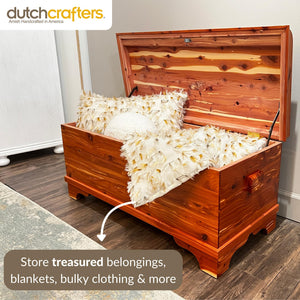 Cedar Hope Chest with Blanket Storage
