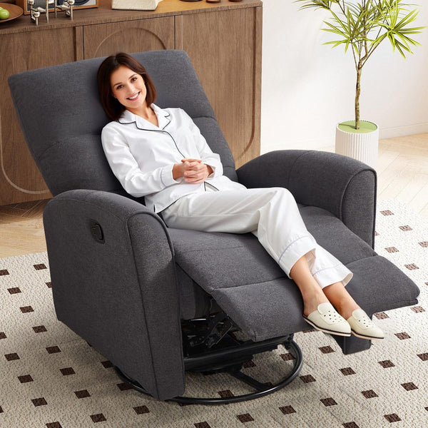 Swivel Rocker Recliner – Grey