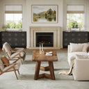 Farmhouse Coffee Table with V-Shaped Legs