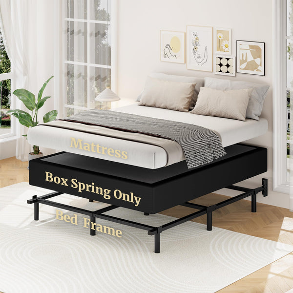 10-Inch Metal Box Spring Mattress Foundation