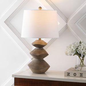 Coastal 3-Stack Cairn LED Table Lamp
