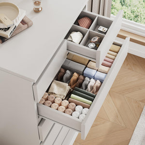7-Drawer Tall Dresser with Jewelry Storage