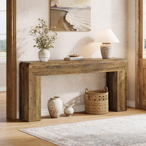 70.9-Inch Extra Long Console Table – Farmhouse Entryway Sofa Table
