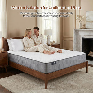 10-Inch Firm Hybrid Mattress with Pocket Coils & Pressure Relief