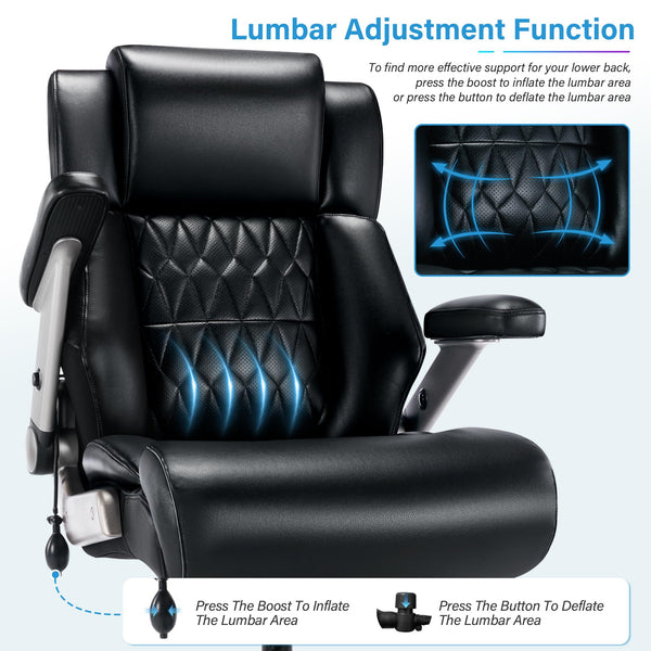 Big & Tall 700lbs Ergonomic High-Back Office Chair