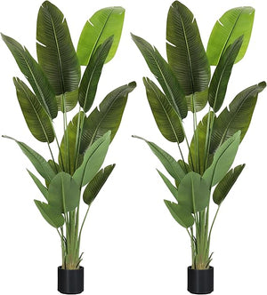Artificial Bird of Paradise Tree – Tall Faux Floor Plant