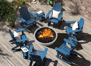 HDPE Adirondack Rocking Chair – Outdoor Porch Rocker