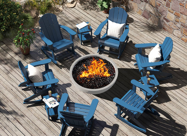 HDPE Adirondack Rocking Chair – Outdoor Porch Rocker