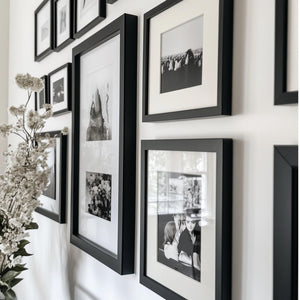 Wall Mount Picture Frame 33x15 Rectangular Wood