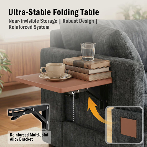 Convertible Loveseat Sofa Bed with Foldable Side Table
