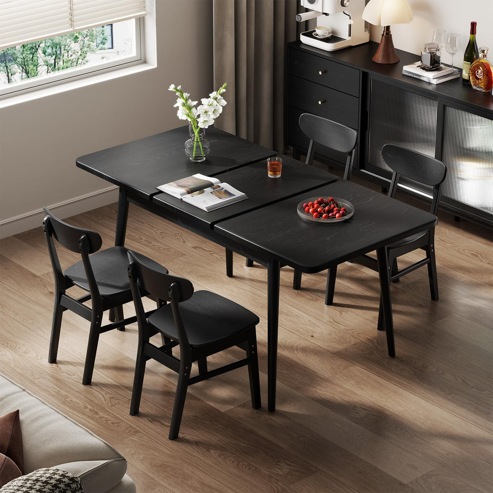 Extendable Solid Wood Dining Table
