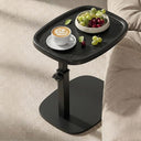 C-Shape Side Table with Adjustable Height
