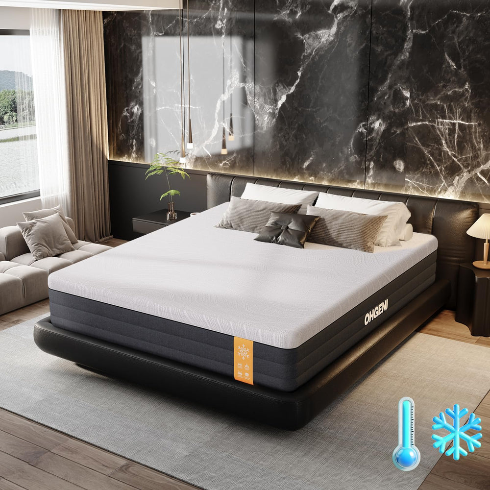 Cooling Gel Memory Foam Mattress – Medium Feel, CertiPUR-US Certified
