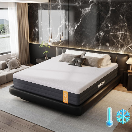 Cooling Gel Memory Foam Mattress – Medium Feel, CertiPUR-US Certified