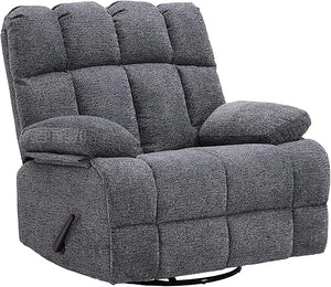 Oversized 360° Swivel Glider Recliner Chair