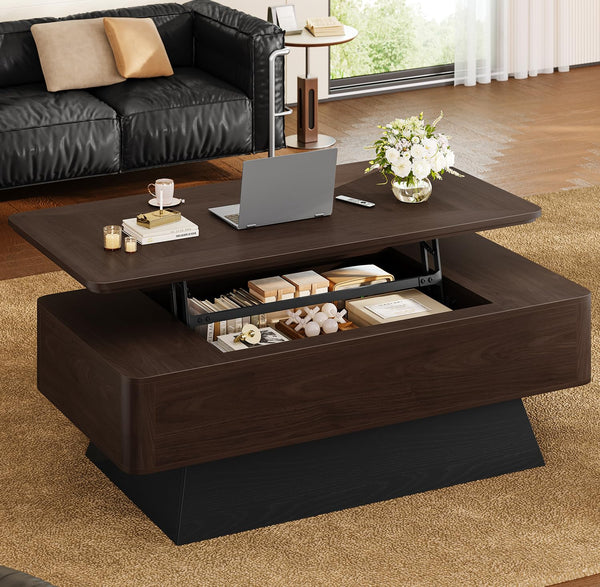 47.2" Lift Top Coffee Table with Hidden Storage