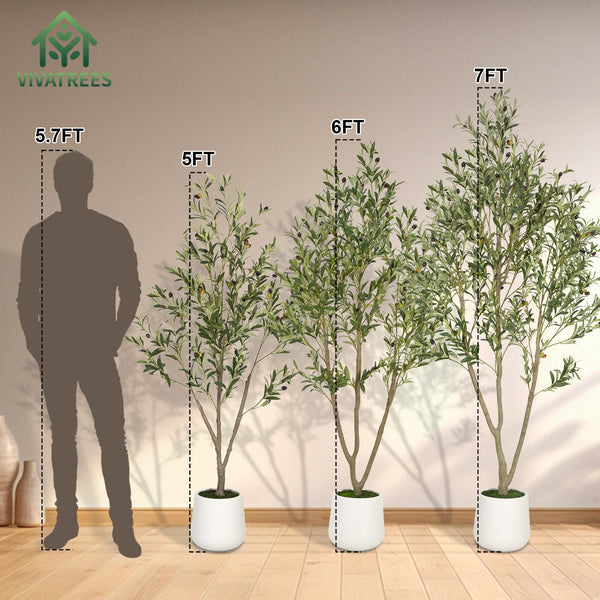 Artificial Olive Tree with Planter – 5ft, 6ft & 7ft