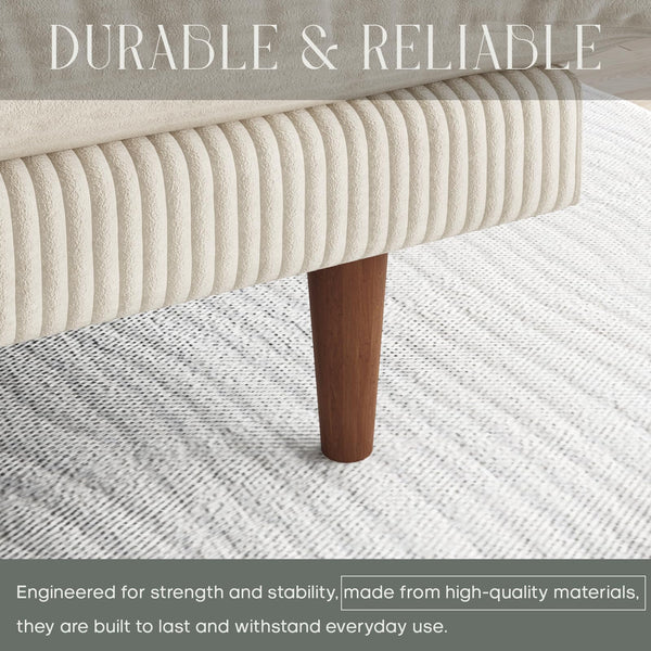 Futon Sofa Bed with Adjustable Backrest – Convertible Loveseat Sleeper
