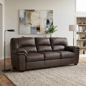 WalkerPoint Contemporary Sofa – Dark Brown