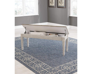 Farmhouse Storage Bench with Hidden Storage