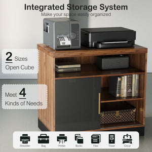 Sliding Door Storage Cabinet with Adjustable Shelves