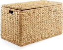 Water Hyacinth Storage Chest with Lid & Handles