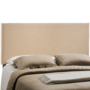 Linen Upholstered Queen Headboard