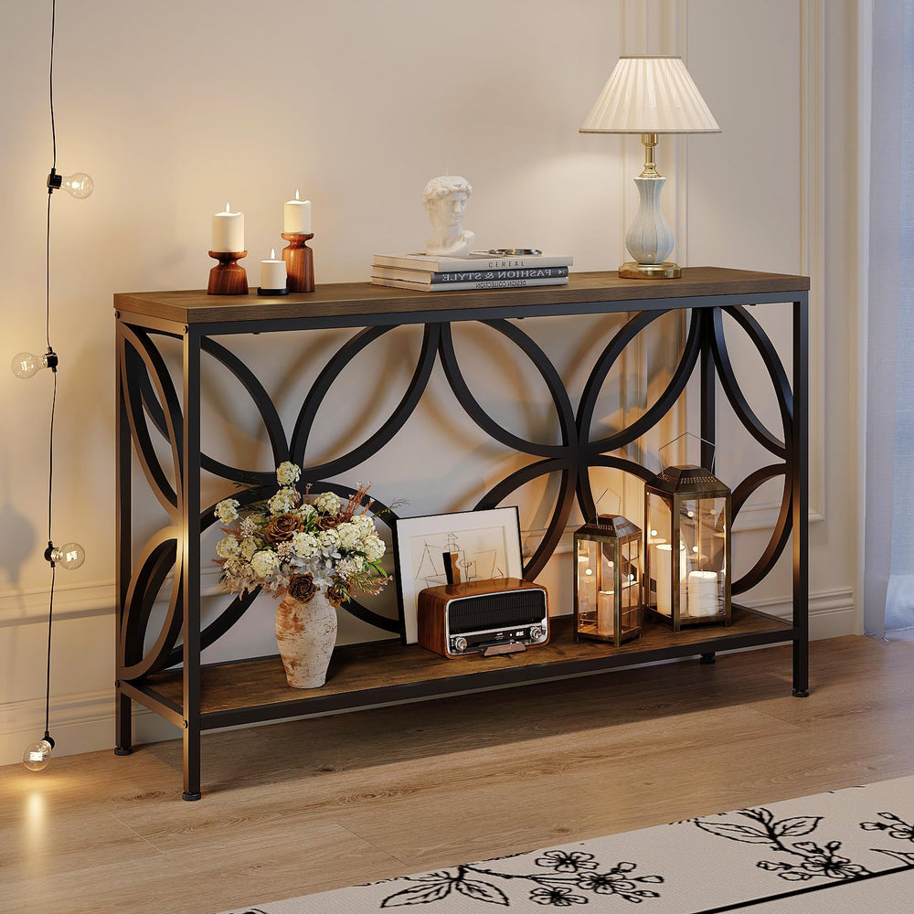 Industrial Console Table 47.24"