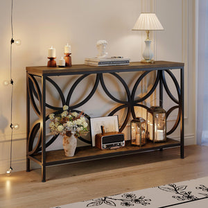 Industrial Console Table 47.24"