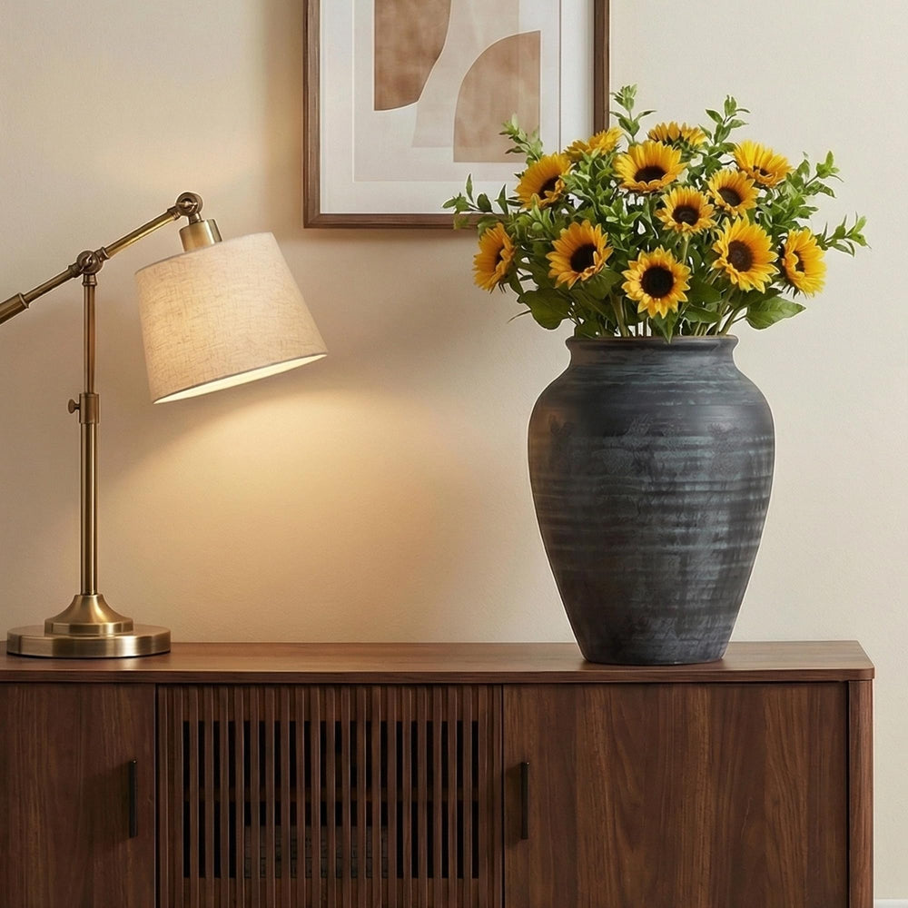 Indigo Ceramic Vase