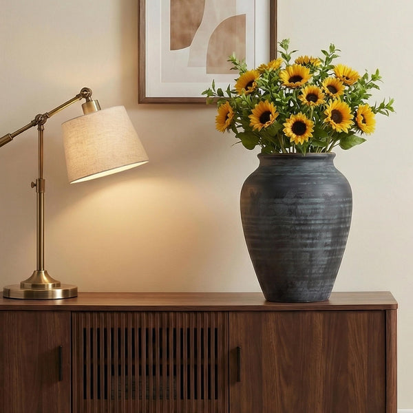 Indigo Ceramic Vase