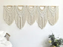 Extra Large Macrame Wall Hanging – 71"W x 32"H Boho Woven Tapestry