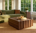 Square Coffee Table with Storage