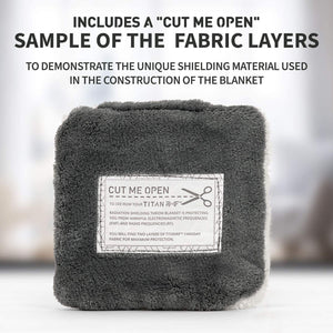 EMF Radiation Shielding Throw Blanket 2-Pack 50" x 60"