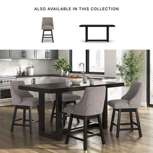 Counter Height Dining Table – Dark Brown