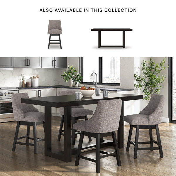 Counter Height Dining Table – Dark Brown