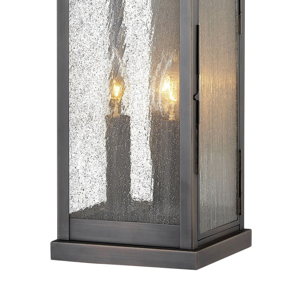 Blackened Brass Outdoor Coach Lantern Wall Light
