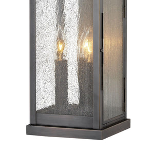 Blackened Brass Outdoor Coach Lantern Wall Light