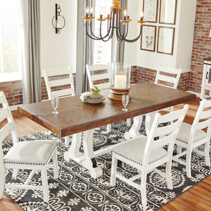 Farmhouse Extendable Dining Table with Leaf